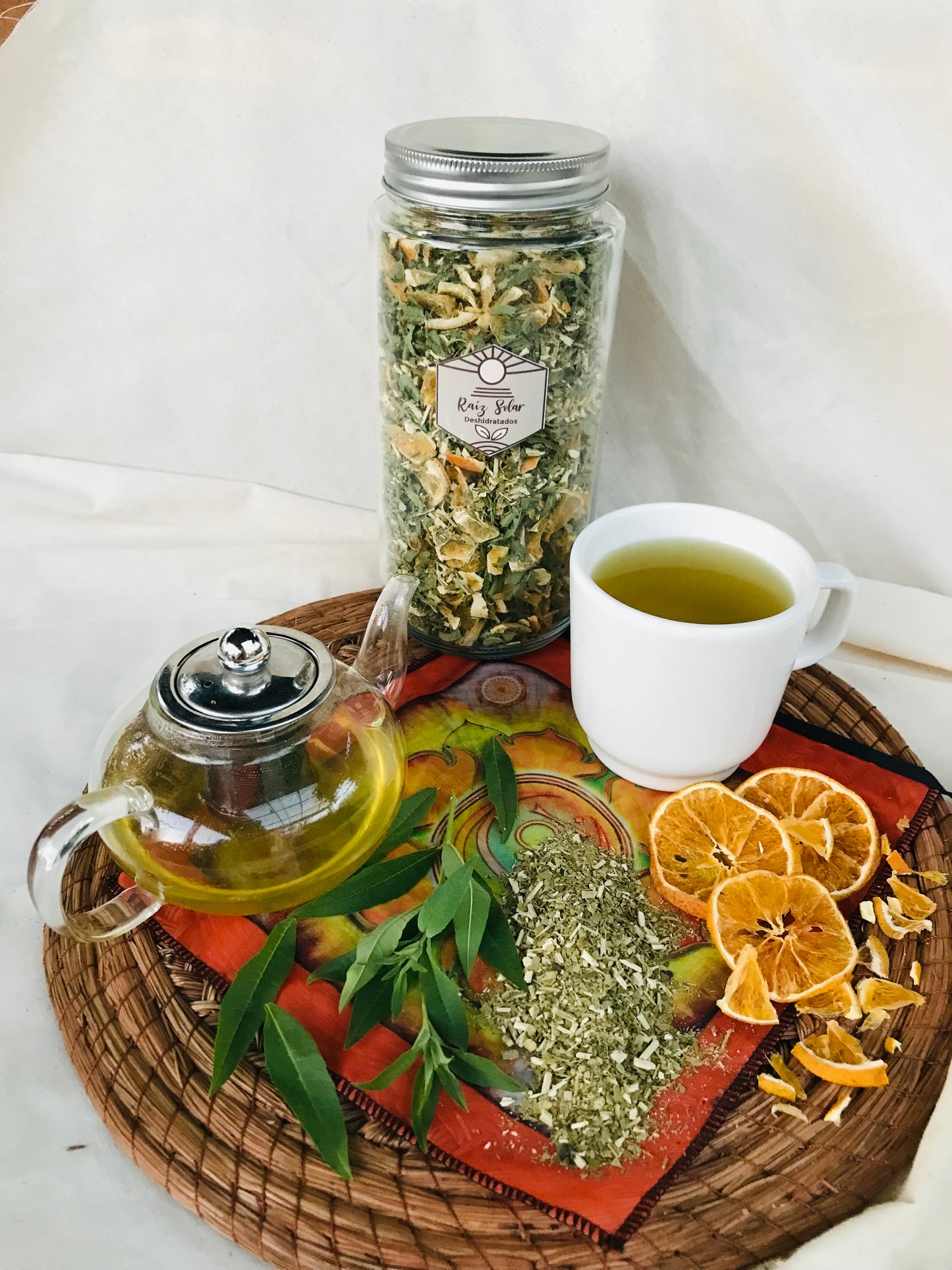 Aurora Té - Tisana Energizante con Yerba Mate, Naranja y Cedrón.